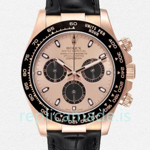 Rolex Daytona Men's 40mm 116515 Rose Gold Dial Rose Gold-tone