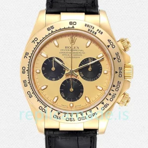 Rolex Daytona Men's 40mm 116518 Leather Strap