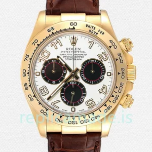 Rolex Daytona Men's 40mm 116518 Leather Strap