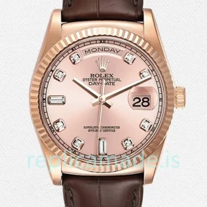 Rolex Day-Date 36mm 118135-0101 Men's Automatic Rose Gold Dial