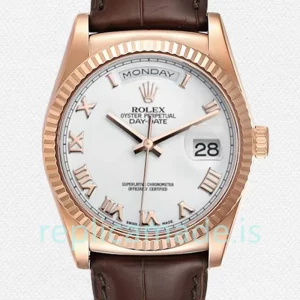 Rolex Day-Date 36mm Men's 118135 Rose Gold-tone