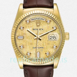 Rolex Day-Date 36mm m118138-0087 Men's Gold-tone Automatic
