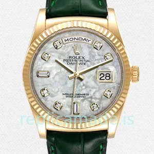 Rolex Day-Date m118138-0143 Men's 36mm Gold-tone