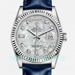 Rolex Day-Date m118139-0090 Men's 36mm Automatic Mother of Pearl Dial
