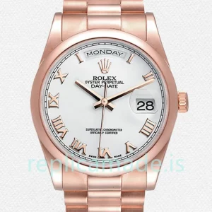 Rolex Day-Date 36mm Men's 118205 Automatic Rose Gold-tone