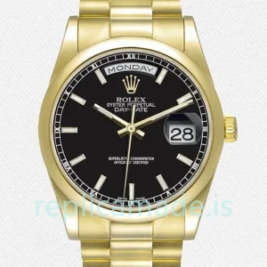 Rolex Day-Date Men's 36mm 118208 Automatic Gold-tone