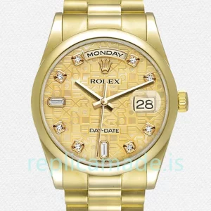 Rolex Day-Date Men's 118208 36mm Automatic Gold-tone