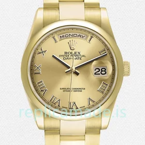 Rolex Day-Date 118208 Men's 36mm Automatic President Bracelet/Oyster Bracelet