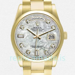 Rolex Day-Date 118208 Men's 36mm Gold-tone