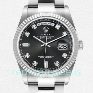 Rolex Day-Date 118239 Men's 36mm President Bracelet/Oyster Bracelet Silver-tone
