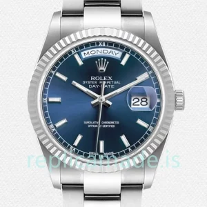 Rolex Day-Date 118239 Men's 36mm Silver-tone