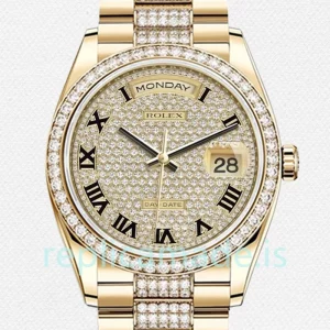 Rolex Day-Date Men's m118348-0013 36mm Automatic Gold-tone