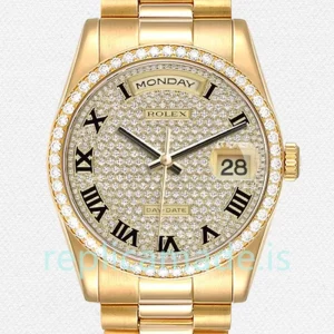 Rolex Day-Date 36mm m118348-0226 Men's Automatic Oyster Bracelet/President Bracelet
