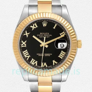 Rolex Datejust Men's 41mm 126333 Black Dial Silver-tone