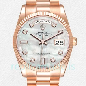 Rolex Day-Date 36mm m128235-0029 Men's Automatic Rose Gold-tone