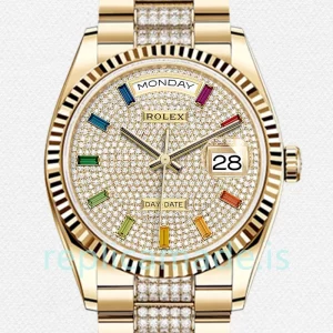 Rolex Day-Date m128238-0052 Men's 36mm President Bracelet Gold-tone