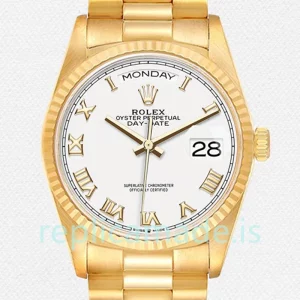 Rolex Day-Date 128238 Men's 36mm President Bracelet Gold-tone