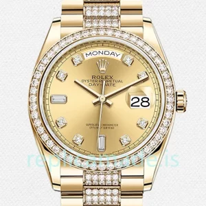 Rolex Day-Date 36mm m128348rbr-0010 Men's Gold-tone