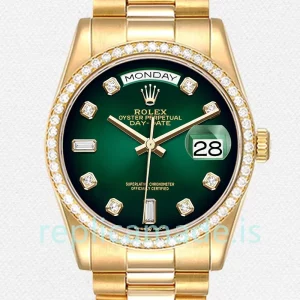 Rolex Day-Date Men's m128348rbr-0035 36mm Gold-tone