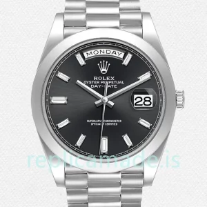 Rolex Day-Date 40mm 228206 Men's Automatic Silver-tone