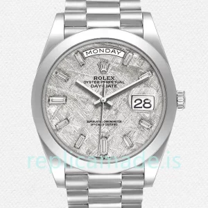 Rolex Day-Date 228206 40mm Men's Silver-tone