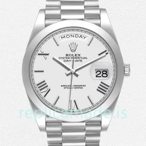Rolex Day-Date 40mm m228206-0028 Men's President Bracelet White Dial