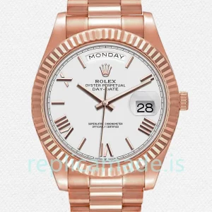 Rolex Day-Date Men's 40mm m228235-0032 Rose Gold-tone