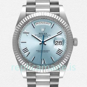 Rolex Day-Date Men's M228236-0012 40mm Silver-tone