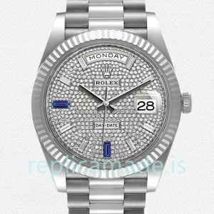 Rolex Day-Date 40mm Men's m228236-0009 Silver-tone Automatic