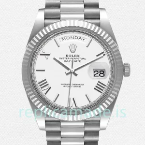 Rolex Day-Date 40mm Men's m228236-0010 Automatic Silver-tone