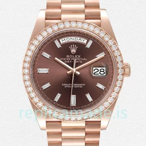 Rolex Day-Date m228345rbr-0006 40mm Men's Rose Gold-tone President Bracelet
