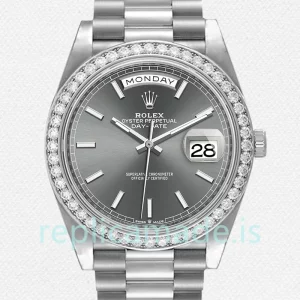 Rolex Day-Date m228349rbr-0041 40mm Men's Grey Dial Automatic