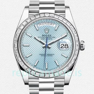 Rolex Day-Date Men's 228396 40mm Blue Dial Automatic