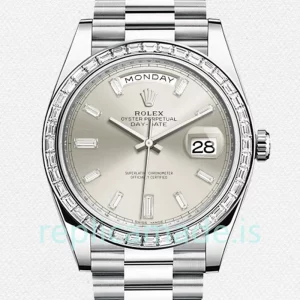 Rolex Day-Date Men's 40mm 228396 Silver Dial