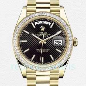 Rolex Day-Date m228398tbr-0004 Men's 40mm Black Dial