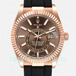 Rolex Sky-Dweller m326235-0005 42mm Men's Brown Dial