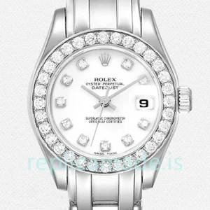 Rolex Pearlmaster 80299 Ladies 29mm Silver-tone