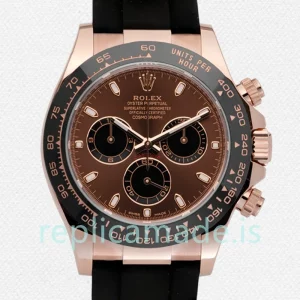 Rolex Daytona Men's 40mm m116515ln-0041 Rubber Band Brown Dial