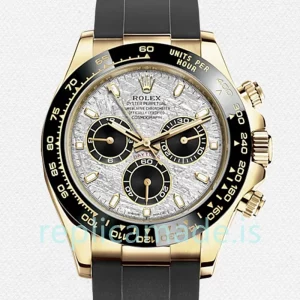Rolex Daytona m116518ln-0076 Men's 40mm Gold-tone Rubber Band