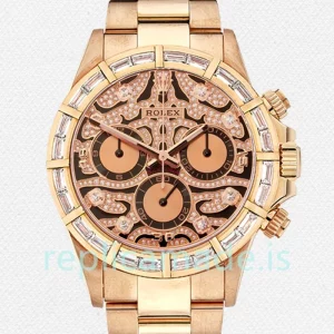 Rolex Daytona 40mm Men's 116568 Oyster Bracelet Rose Gold Dial
