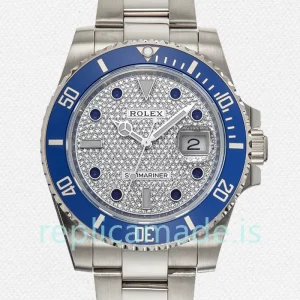 Rolex Submariner 116610 Men's 40mm Oyster Bracelet Silver-tone