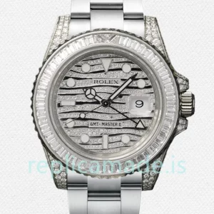 Rolex GMT-Master II Men's 40mm 116769 Diamond Wave Dial