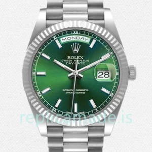 Rolex Day-Date 228239 40mm Men's Green Dial Automatic