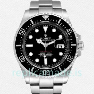 Rolex Sea-Dweller 43mm M126600-0002 Men's Silver-tone Black Dial