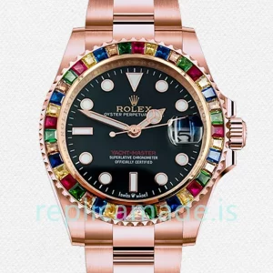 Rolex Yacht-Master 40mm Men's 116695 Oyster Bracelet Rose Gold-tone