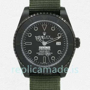 Rolex Submariner 40mm Men's Stealth Automatic Black Dial