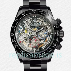 Rolex Daytona Skeleton Limited Edition 40mm Men's Black-tone Oyster Bracelet